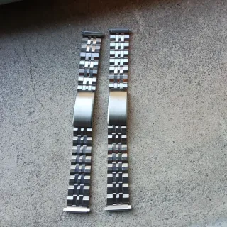 Cinturini acciaio vintage anse a pompa