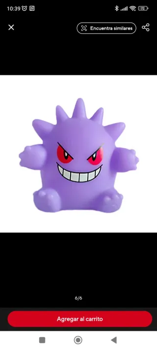 Lámpara Gengar Pokémon