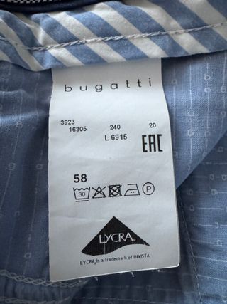 Pantaloni uomo Bugatti grigi