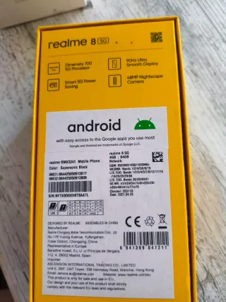 Móvil Realme 8 5G