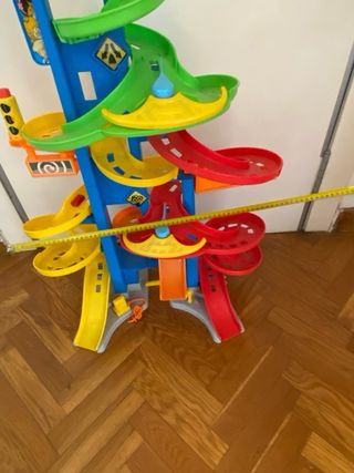 Pista de coches Little People