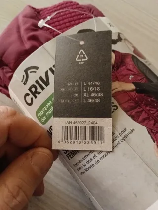 Gilet tecnico donna Crivit XL