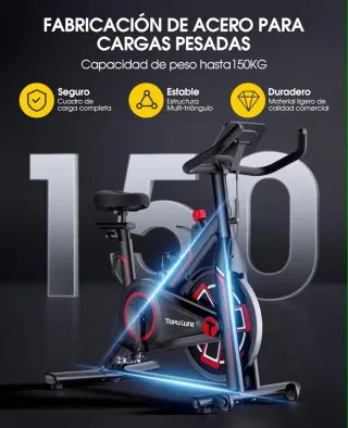 Bicicleta Estática Silenciosa TOPUTURE