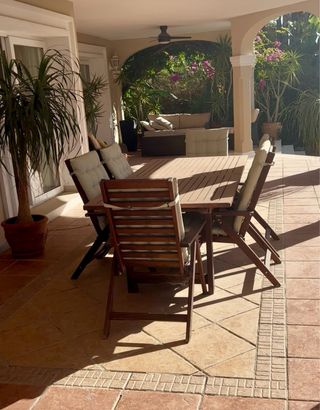 Gartentisch mit 6 Stühlen gute Qualität