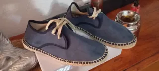 Zapatos de lona azul talla 40