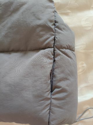 Chaleco acolchado gris Bershka. Nuevo.