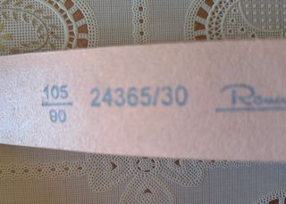 Cintura donna pitonata beige/marrone