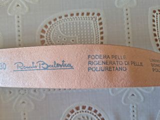 Cintura donna pitonata beige/marrone