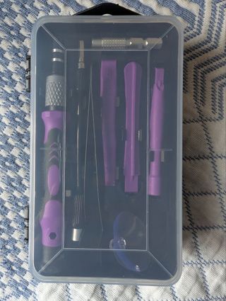 Juego destornilladores precisión caja