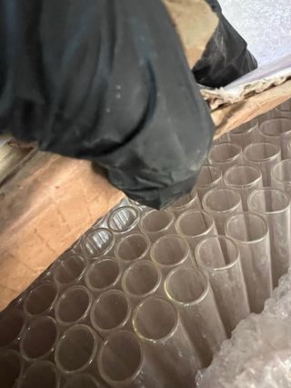 Tubos de ensayo para cóctel sin tapón