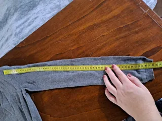 Pullover donna scollo V grigio taglia S vintage