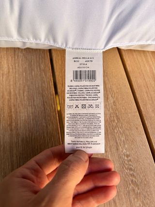 Almohada Textura Antiácaros