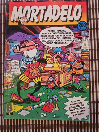 Comic Mortadelo Antiguo con Billetes
