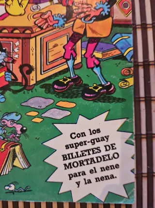 Comic Mortadelo Antiguo con Billetes