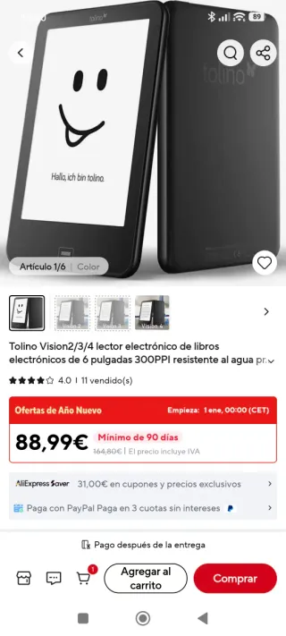 Tolino Ebook Marrón