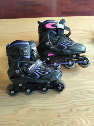 Patines ajustables niño Talla 29-32 y luces