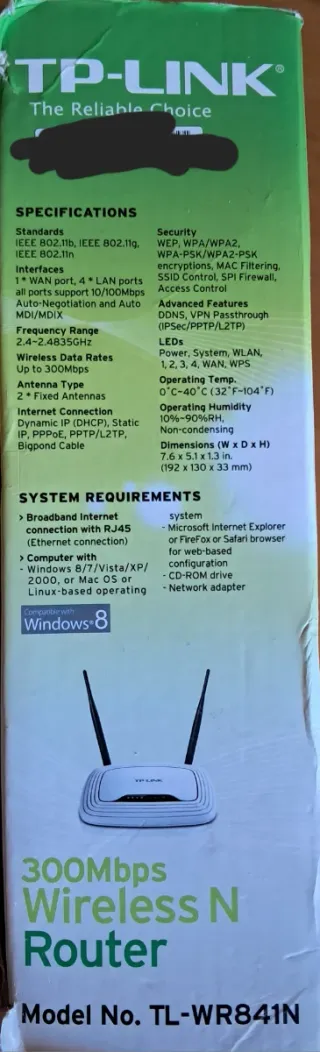 Router TP-Link TL-WR841N Wireless N 300Mbps