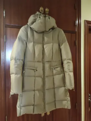Chaquetón Zara Beige Talla M