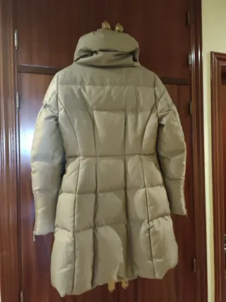 Chaquetón Zara Beige Talla M