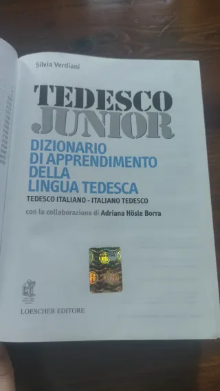 Alemán junior. Diccionario Alemán -Italiano