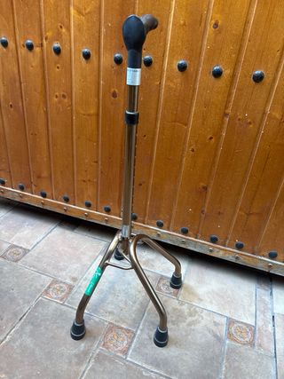 Bastón trípode ortopédico aluminio