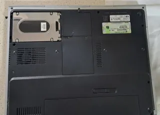 Portátil HP Negro/Plateado Para piezas