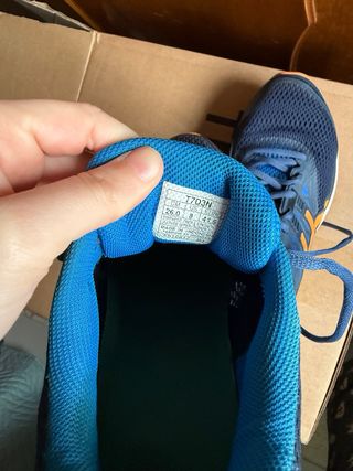 Zapatillas Asics Deportivas Azul/Naranja