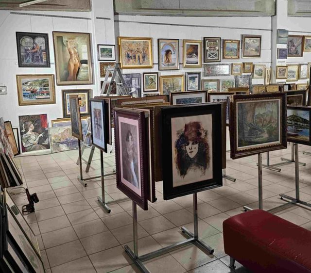 CUADRO MUJER ARLEQUIN DE FILIBERT GONZALEZ ZAFRA