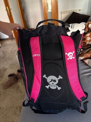 Paletero padel Negro y Rosa just ten