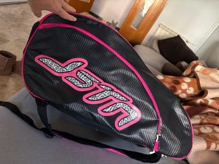 Paletero padel Negro y Rosa just ten