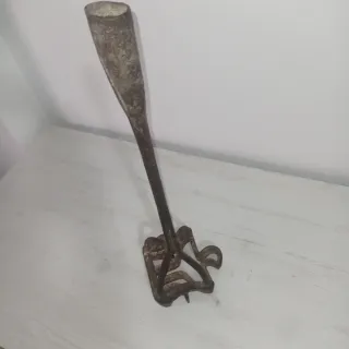 Hierro antiguo de marcar ganado, marca compleja