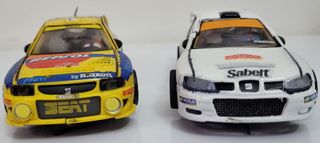 2 Coches Scalextric Seat Cordoba WRC