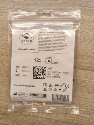 NUEVOS 12 Parches Electroestimuladores Axion