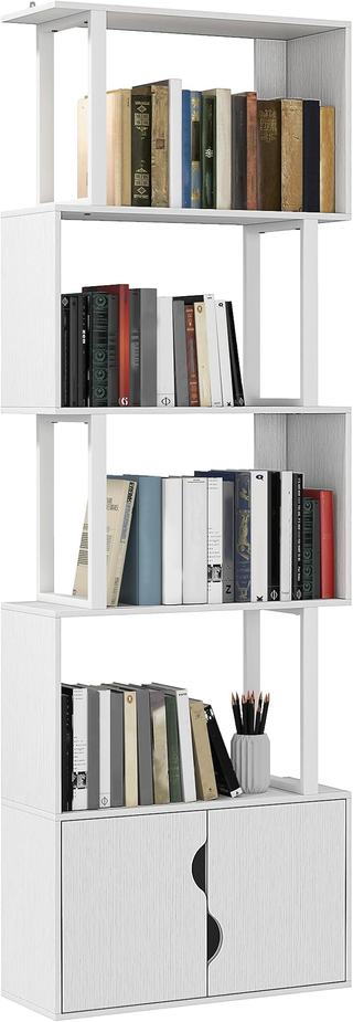 Libreria Scaffale a 5 Ripiani, Libreria Verticale