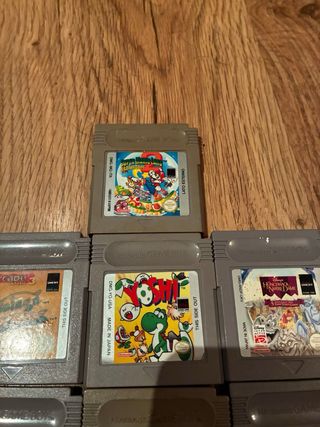 Lote 7 Juegos Game Boy: Mario, Yoshi, Casper