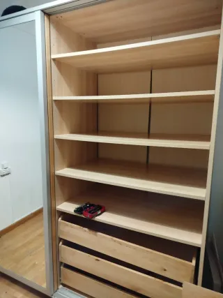 Armario puertas correderas espejo