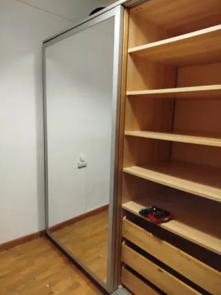 Armario puertas correderas espejo