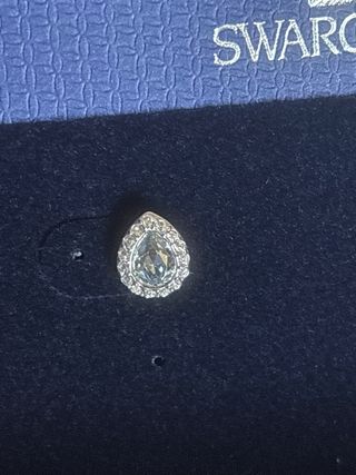 Pendientes Swarovski Plata y Blanco