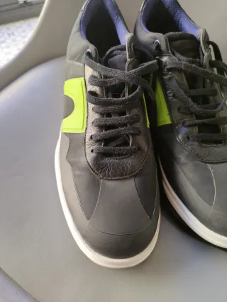 Zapatos Camper Talla 45 Negro/Verde