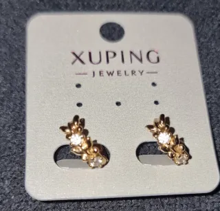 Pendientes XUPING dorados y multicolor