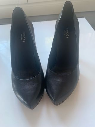 Zapatos Gucci Tacón Fino Negros