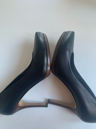 Zapatos Gucci Tacón Fino Negros