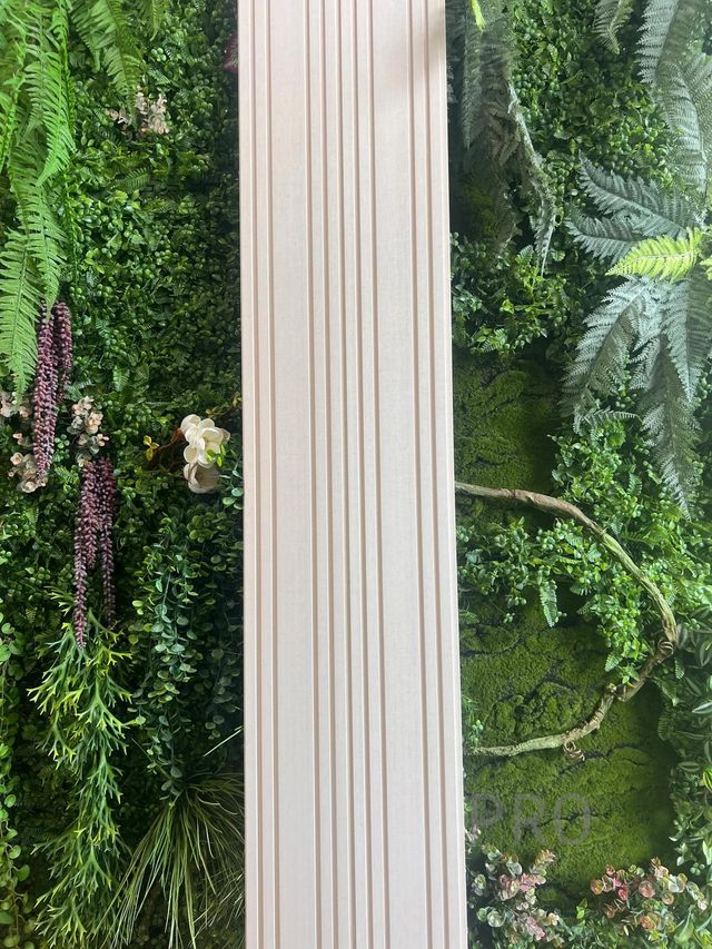 Listones de PVC Beige Efecto Tela