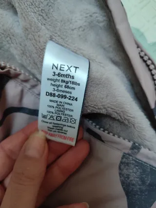 Buzo de bebé 3-6 meses