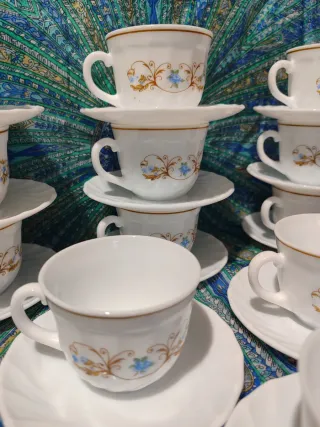 Arcopal Juego 12 Servicios Café Porcelana