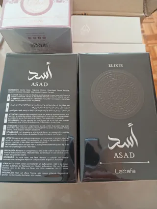 Perfume Lattafa Asad Elixir Negro