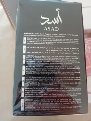 Perfume Lattafa Asad Elixir Negro