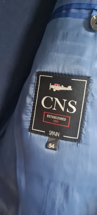 Oportunidad: Traje de chaqueta azul marino hombre
