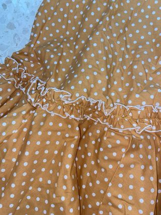 Traje Rociero Amarillo Lunares