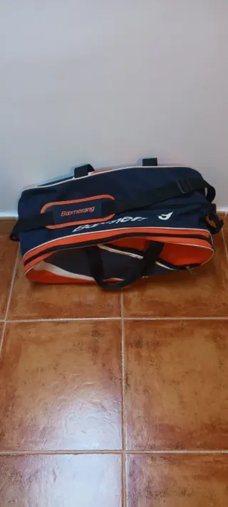 Bolsa de pádel Boomerang naranja y azul